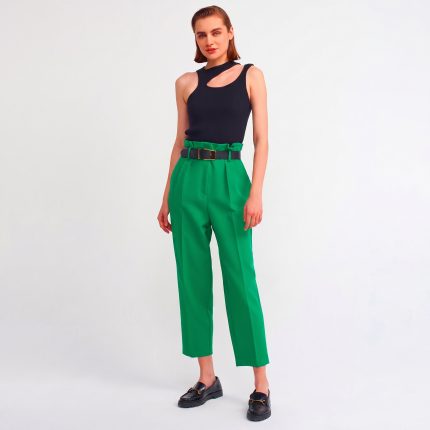 Ribbed Neck Tank Top