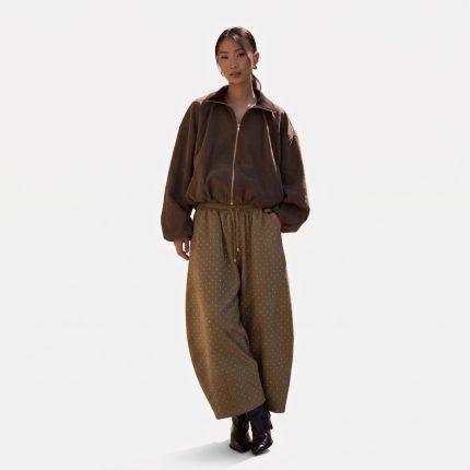 Olive Green Ballon Spark Pants